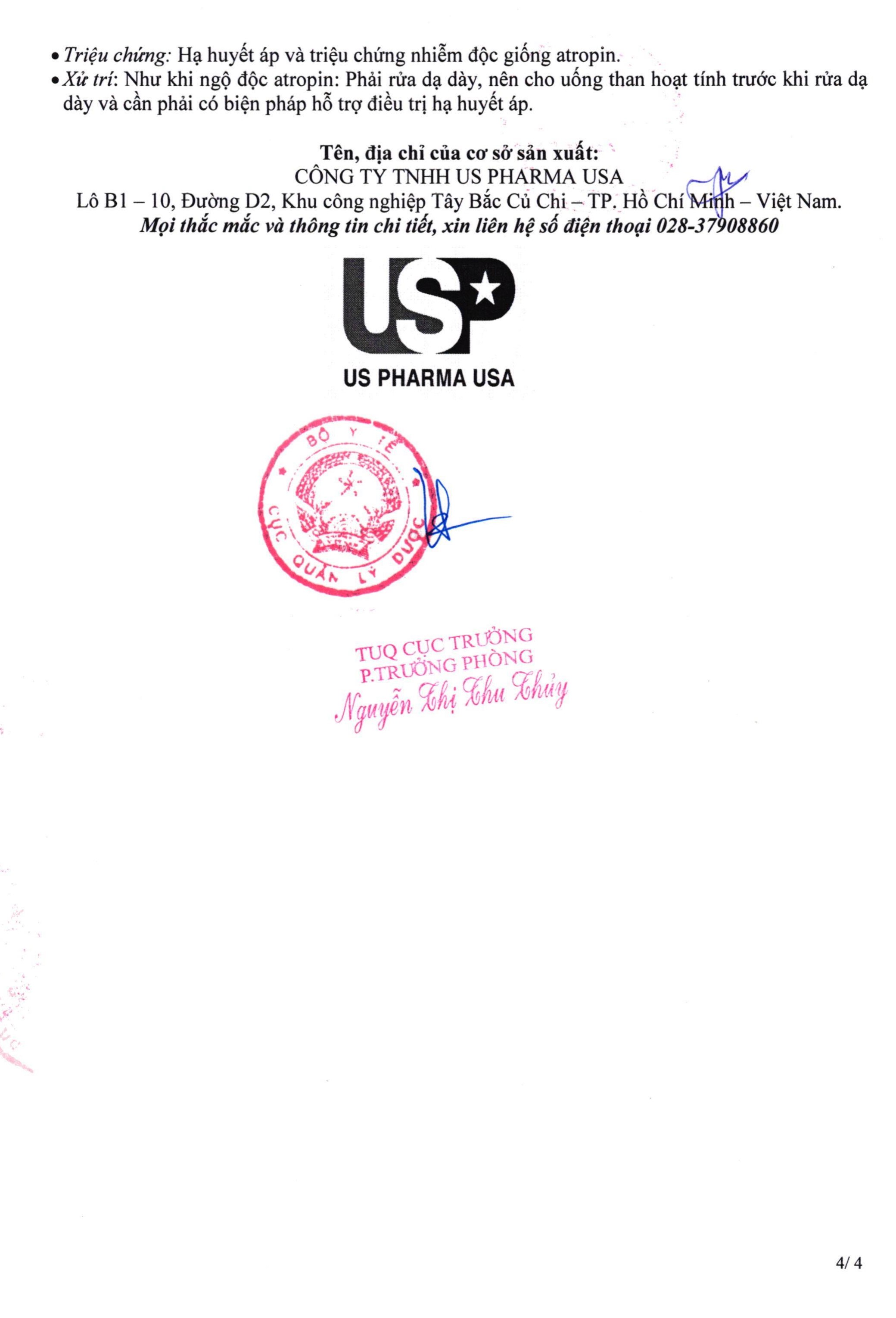 Uspasmyl dùng chống co thắt và giảm đau đường tiêu hóa (3 vỉ x 10 viên) - 9